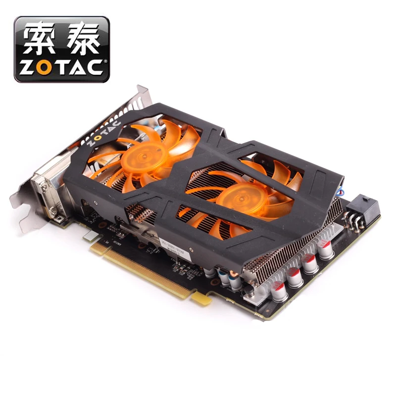 Original  ZOTAC Graphics Cards GeForce GTX660 2GB GPU 192Bit GDDR5 Video Card for nVIDIA Map GTX 660 2GD5 2G Hdmi Dvi DP Used good pc graphics card