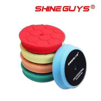 

(Bulk Sales 1) Shine Guys 4Inch (100mm) Light/Medium/Heavy Cut Polishing Pad& Buffing Pads for 3Inch (80mm)RO/DA/GA Car Polisher