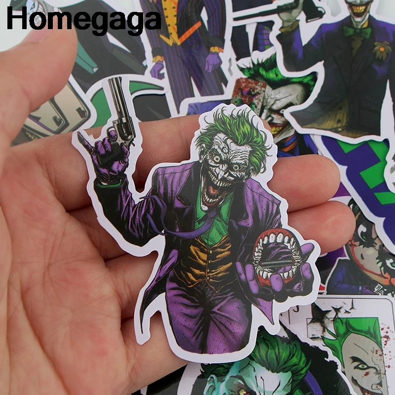 Homegaga 19 шт. отряд самоубийц Джокер детские игрушки наклейки пакет DIY Скрапбукинг альбом автомобиль багаж ноутбук телефон наклейки на ноутбуки D2299