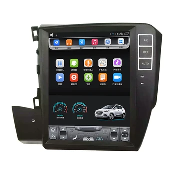 

PX6 Car Bluetooth Screen Android 9.0 GPS Navigation Multimedia Player For Honda CIVIC 2012 2013 Tesla Style Stereo DSP Head Unit