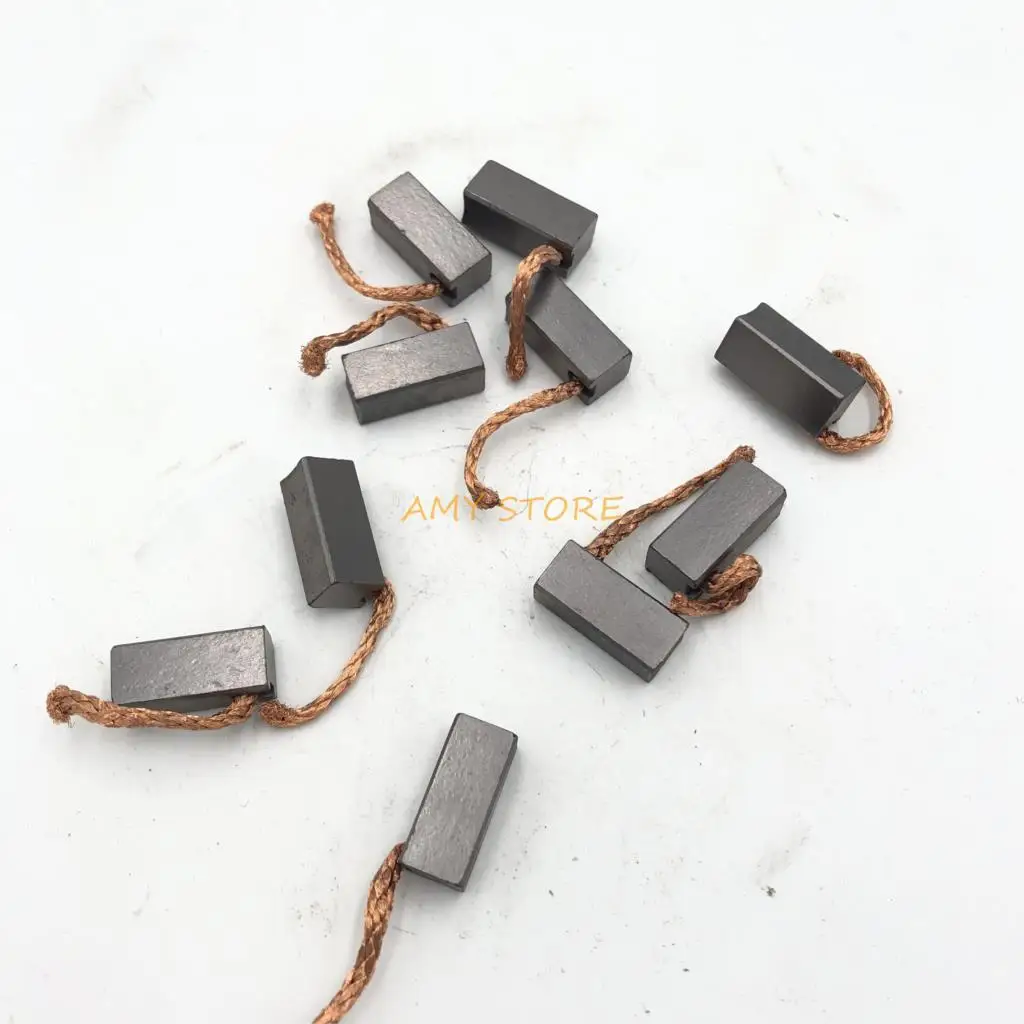 Carbon Brushes 4x4x8.5mm For Car Truck Fan Blower, Windscreen Wiper & Air Conditioning Motors - ULFATEC (2906)