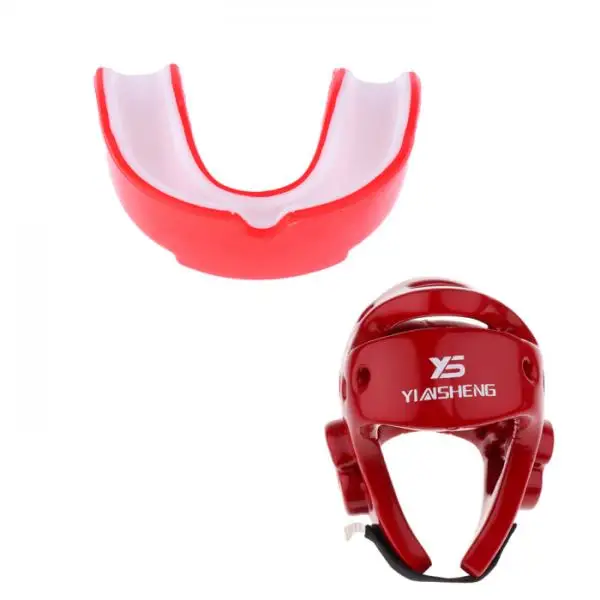 Arts MMA Boxing Protector, Head Guard Helmet + MMA Absorption Boxing Mouth Guard