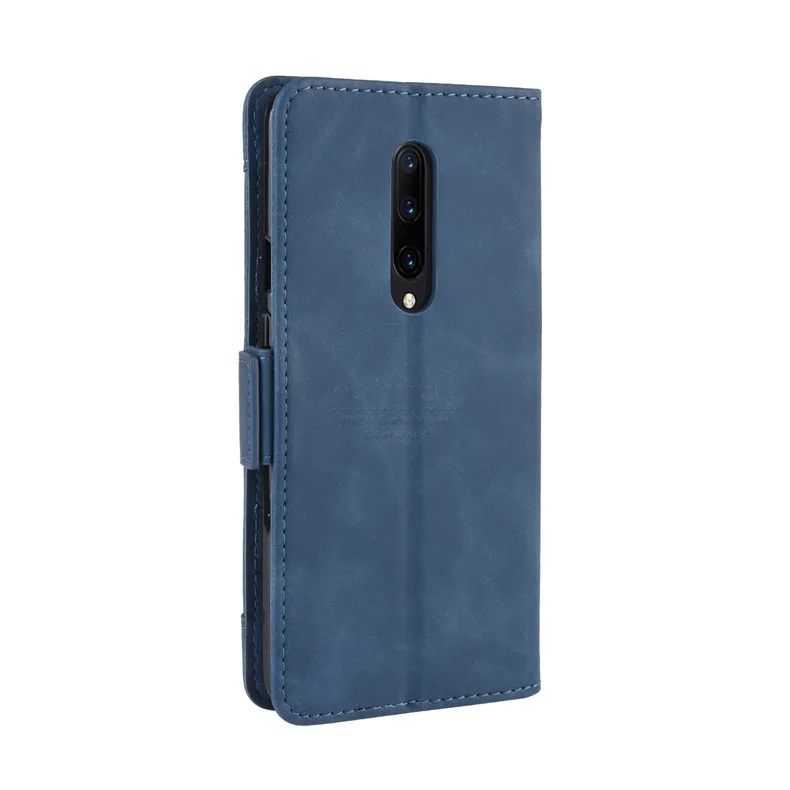 Магнитный чехол-книжка для Oneplus 7 Pro, чехол-кошелек для Oneplus 7 T, отделение для фото и карточек, роскошный кожаный чехол для мобильного телефона