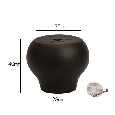 Solid Wood Furniture Heighten Legs Sofa Stool Increased Pad Bed TV Cabinet Coffee Table Round Heighten Feet Furniture Parts C2