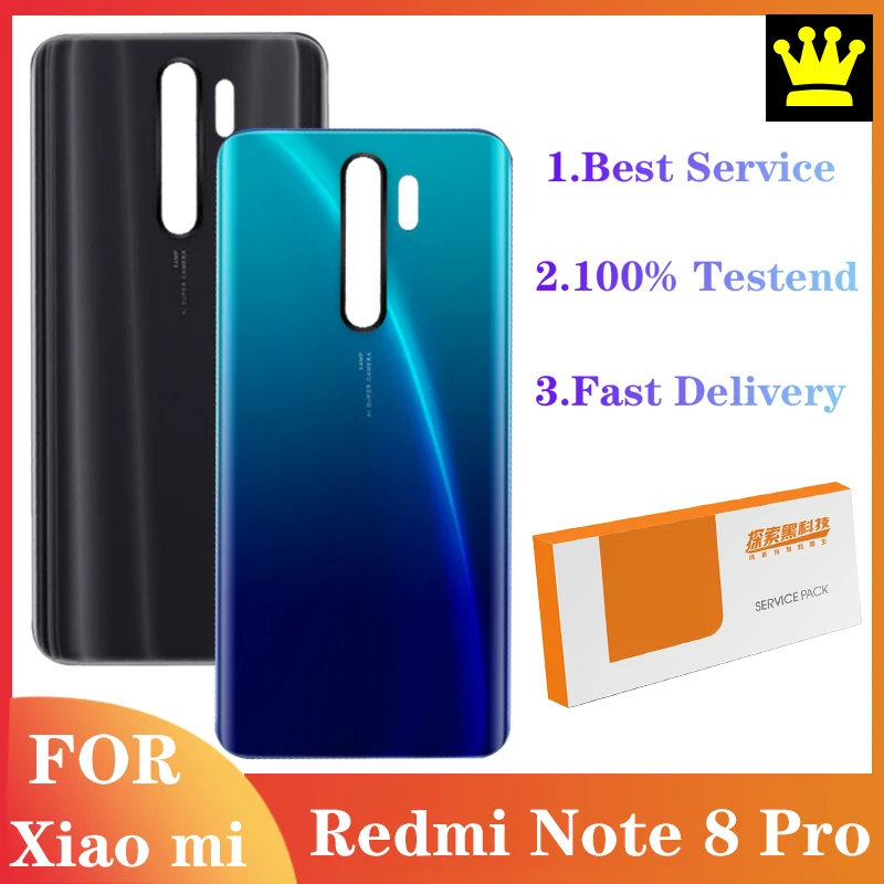 Оригинальный задний корпус для Xiaomi Redmi Note 8 Pro крышка аккумулятора задняя