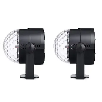 

ICOCO 2pcs/set Voice Control Party With Remote Control Dj Lighting, Rbg Disco Ball, Strobe Lamp 7 Mode Stage Par Light Sale