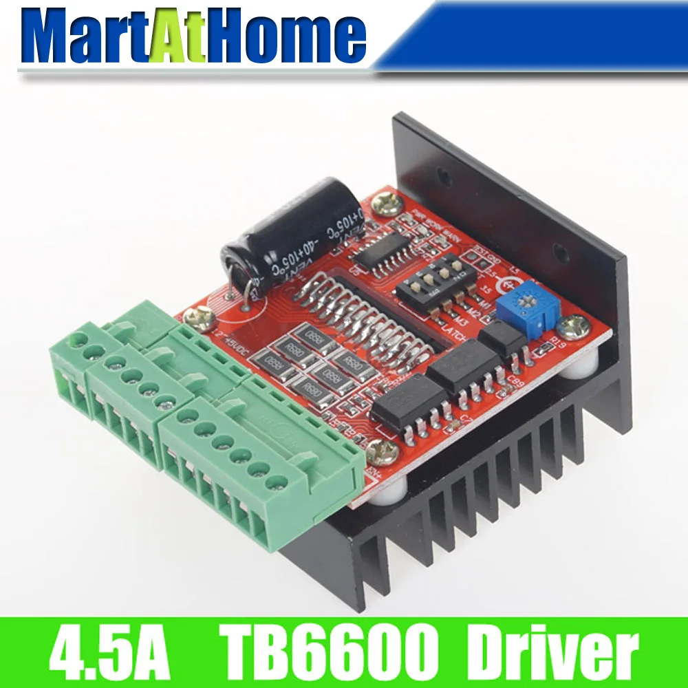 10 шт. ЧПУ одной оси TB6600 Драйвер шагового двигателя совета 4.5A для 2-фазный шаговый двигатель # SM643 @ SD