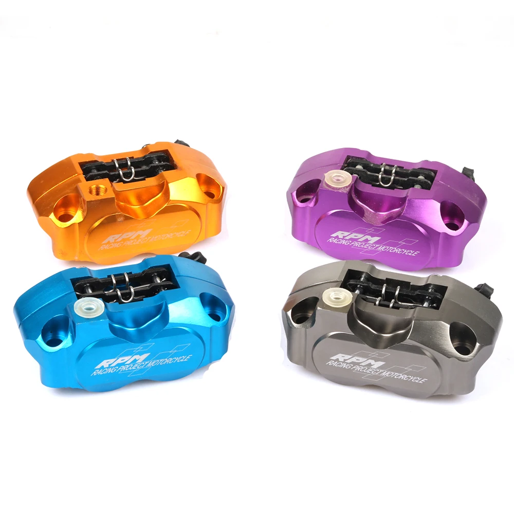 Motorcycle Rpm Brake Caliper Brake Pump 82mm Mounting 4 Piston Radial For Yamaha Kawasaki Scooter Rsz Jog Force Dirt Bike Modify