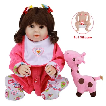

Newborn Babies Dolls 48CM Baby Doll Realistic Lifelike Waterproof Bonecas Princess Toy With Smile Birthday Christmas Present