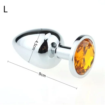 Anal Plug Waterproof Stainless Steel Smooth Touch Anal Butt plug Sex Toys Sex Products For Women Men Couple Sex Toy Buttplug 3