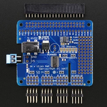 

1 pcs x 16-Channel PWM / Servo HAT Development Board for Raspberry Pi - Mini Kit