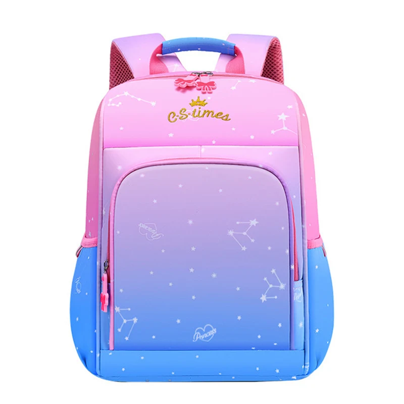 School-Bags Princess-Backpacks Girls Boys Kids Children Orthopedic 