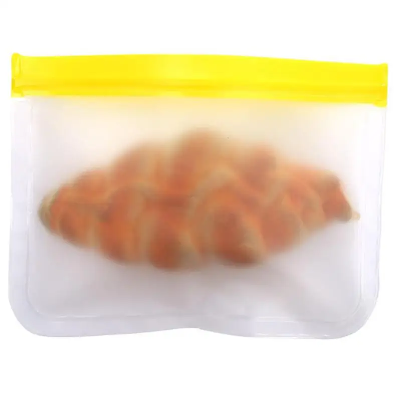 Многоразовые силиконовые сумки для хранения еды герметичные PEVA фрукты еда морозильник мешок Фрукты Мясо органайзер для молока Ziplock кухонные принадлежности