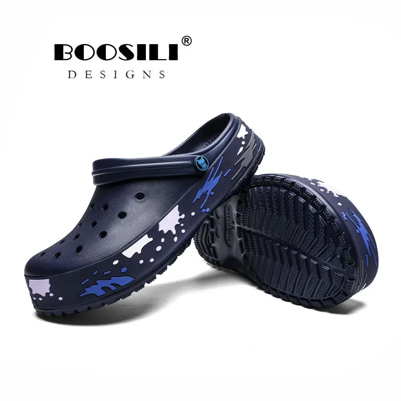 Распродажа; сбалансированные zapatos hombre; новые мужские с надписью EVA; обувь Cave; мужские шлепанцы; высококачественные дышащие сабо; мягкие классические сандалии