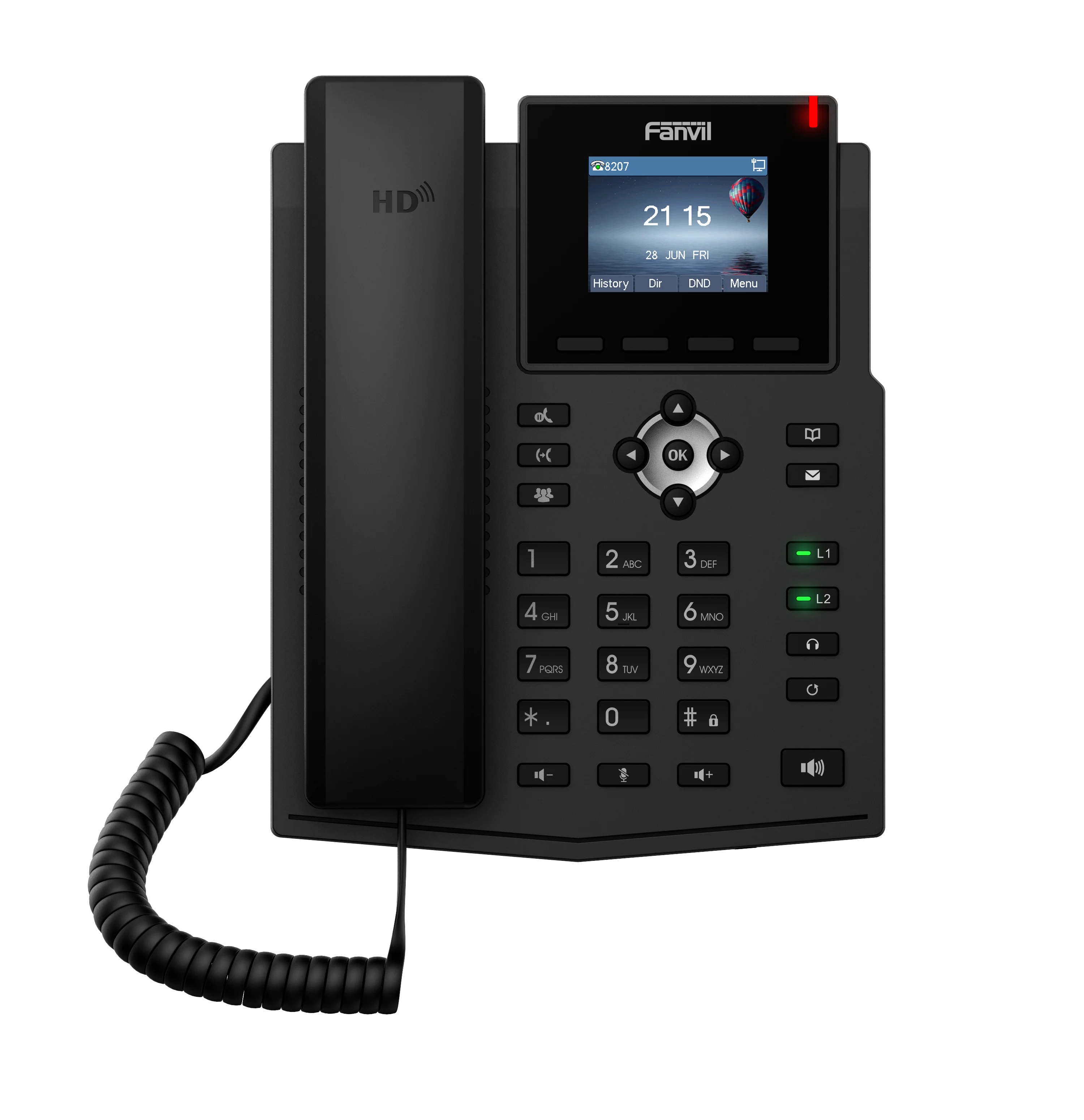 X3SP IP телефон Fanvil беспроводной SIP с поддержкой двух VoIP ЖК экран для аккаунтов