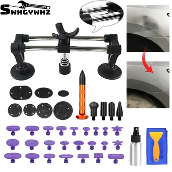 

Repair Tools Car Repair Tool Kit Dent Puller with Double Pole Bridge Paintless Dent Puller for Auto Dent Removal hail damage