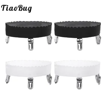 

TiaoBug Sexy Women Lingerie Accessories Non-slip Elastic Thigh High Garter Belts Stockings Fastener Suspender with Metal Clips