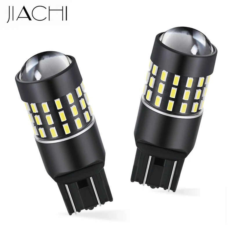 

JIACHI 2x 7443 7440 T20 W21W led Auto Signal lamp DRL No polarity Backup Reserve DC 12-24V 650lm White Daytime Running Lights