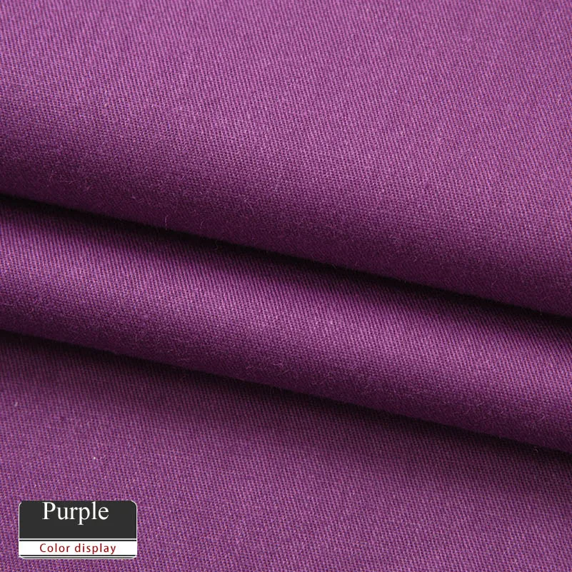 Solid Color Cotton Twill Upholstery Fabric For Sewing Shirts Bed Sheet Home Textile 24 Solid Color Cotton Twill Upholstery Fabric For Sewing Shirts Bed Sheet Home Textile