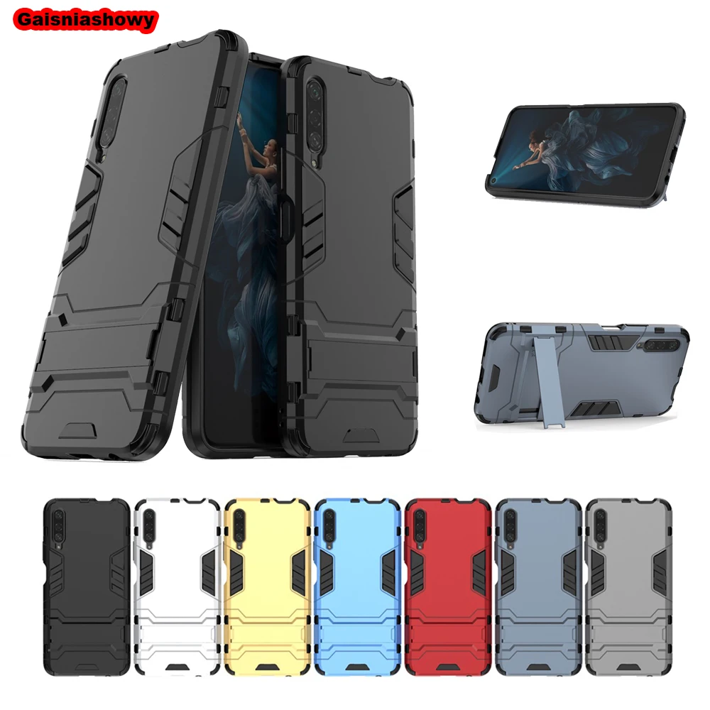 Case For Huawei Honor 9X Silicone Shockproof Armor Cover Pro Kickstand Phone Capa Coque Shell |