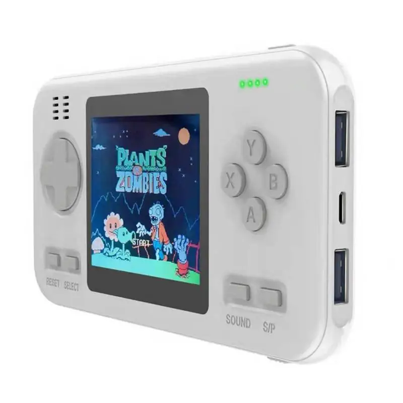 Handheld Mini Handheld Player Console Portable Retro Game Console with 8000mAh Power Bank Buil-in 416 Classic Games r30