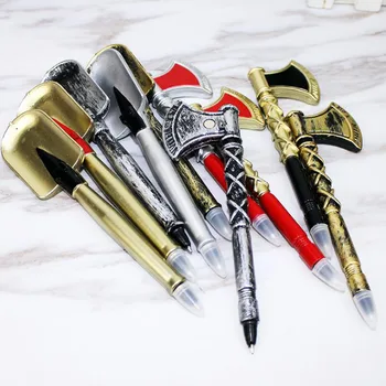 

4 Pcs/set Creative 0.7mm Tools Axe Shovel Shape Ballpoint Pens Student Stationery Ball Pen Writing School Supplies Gifts