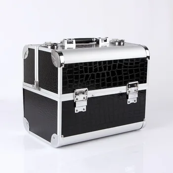 

Aluminum alloy will hand in hand to carry out the makeup box, the new beauty salon and the makeup dresser makeup organizer