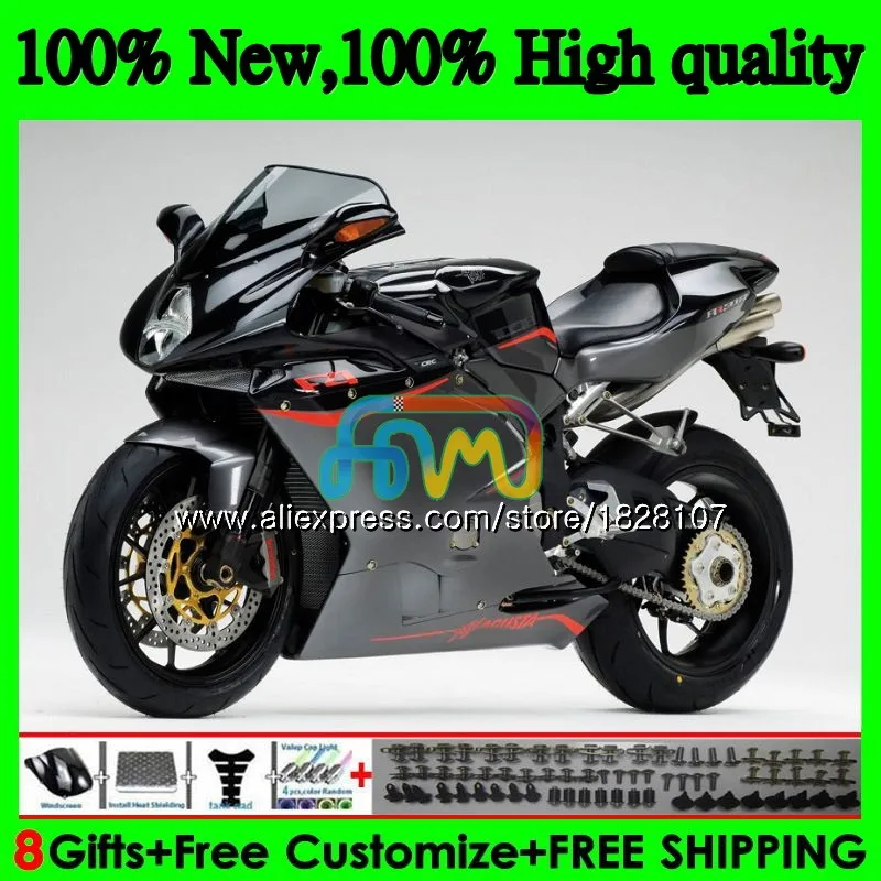 Тюнинг-пакет для MV Agusta F4 R312 750S 1000 R 750 1000CC 05 06 68BS. 20 1000R 312 1078 1+ 1, на плоской подошве; Цвет Черный; мА мВ F4 2005 2006 обтекатели - Цвет: No. 1