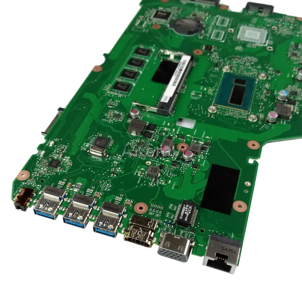 Akemy X751LA Laptop motherboard For Asus X751LA X751LAB X751LD X751L X751 Test original mainboard 4G RAM I3-4010U