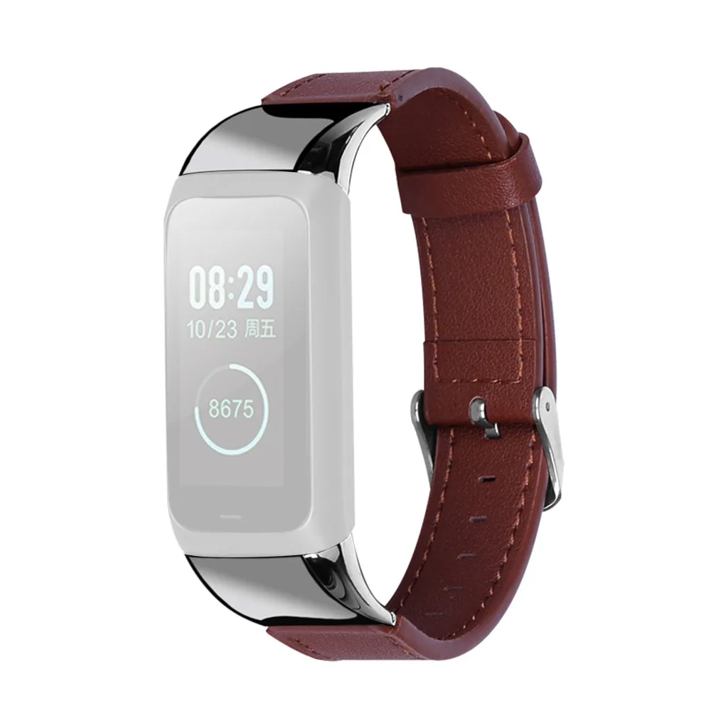 J Ouhaobin ремешок для часов Amazfit COR 2, кожаный ремешок, сменный ремешок для наручных часов, ремешок для смарт-браслета, аксессуары - Цвет: J
