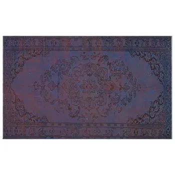 

Handmade Blue Vintage Overdyed Turkish Area Rug 169x270 Cm-5'7''X8'10''