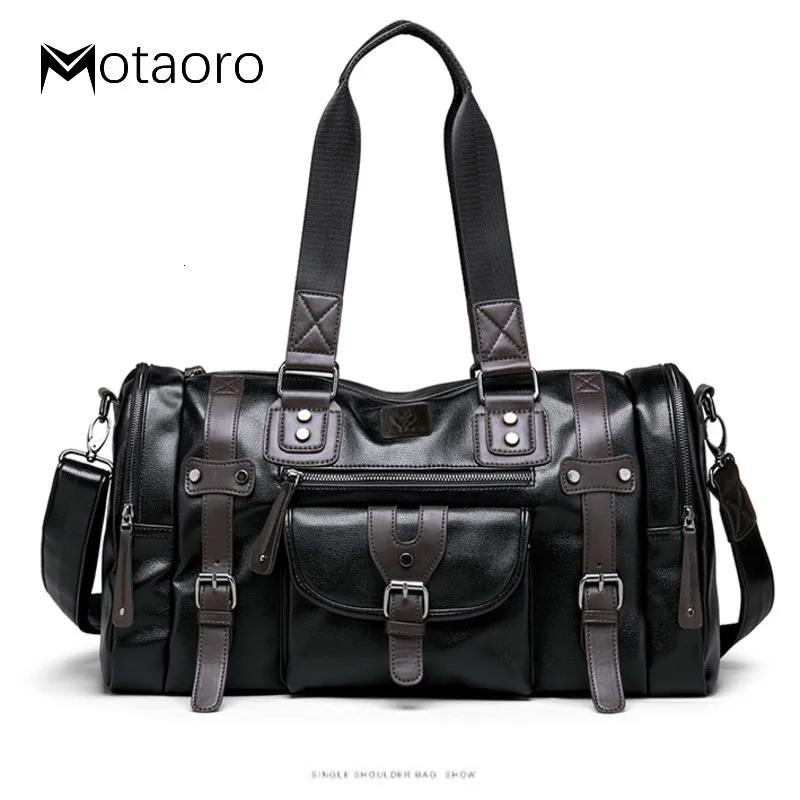 

Travel Bag Men's Handbag Men's Sports Fitness Bag Leisure Large Capacity Leather Handbag Bag Tide Packing Cubes Malas De Viagem