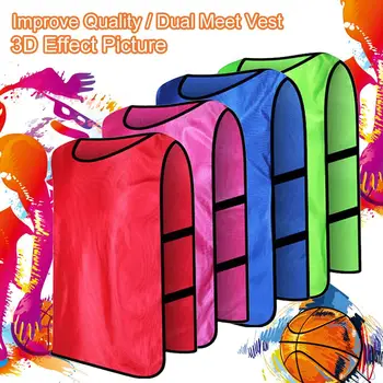 

12pcs Against Service Competition Suit Vest Volunteer Volunteer Activity Vest Team Uniform Group Service Children's Game Props
