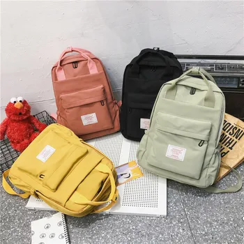 

2020 Women Backpack Nylon Shoulder Bag Fashion Backpack Mochilas Female Bagpack School Bag For Teenage Girls Backbag Rucksack