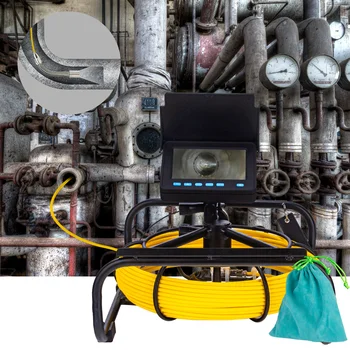 

Industrial Endoscope Camera with 4.3 inch LCD Color Screen 17mm Snake Inspection Camera Waterproof Drain Sewer Pipeline Camera