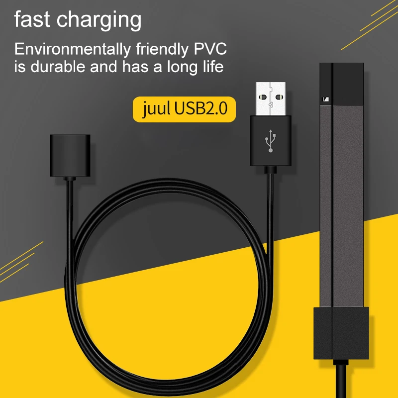Зарядка для электронной сигареты 2,0 Магнитный usb-кабель длинный шнур для зарядки Juul Vape Pod совместимый