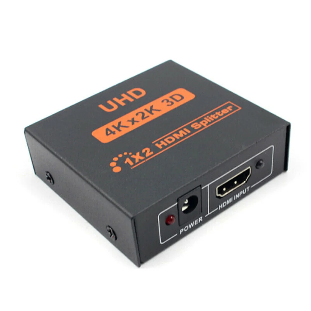 3D 4K* 2K Full HD1080p HDMI сплиттер 1*4/1*2 порт концентратор повторитель усилитель прочный жесткий металлический материал