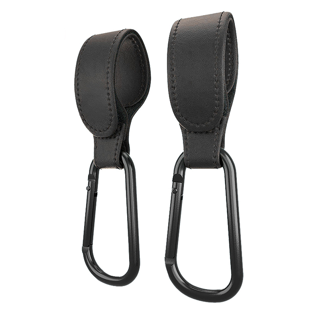 Pcs PU Leather Baby Bag Stroller Hook Pram Rotate 360 Degree Rotatable Cart Hook Organizer Pram Hook Stroller Accessories