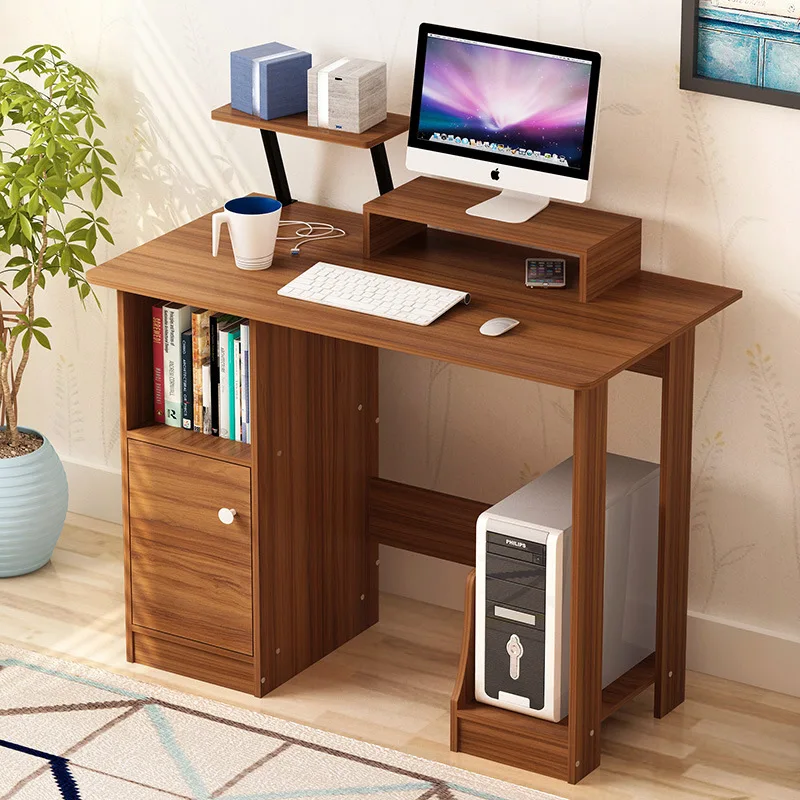 

Computer Table Desktop Home Computer Desk Office Desk Simplicity Study Table Minimalist Modern Bookcase Combination Table