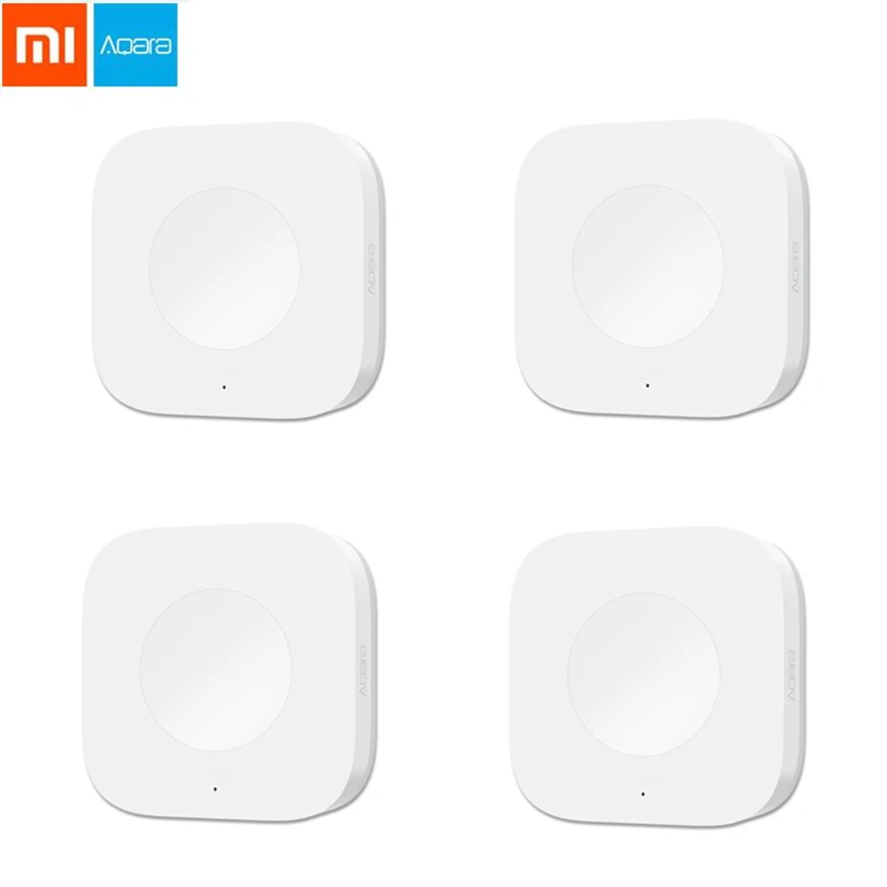 Xiaomi mijia Aqara умный беспроводной переключатель ключ интеллектуальное приложение дистанционное управление ZigBee Беспроводной биолт в гироскопе для домашнего приложения