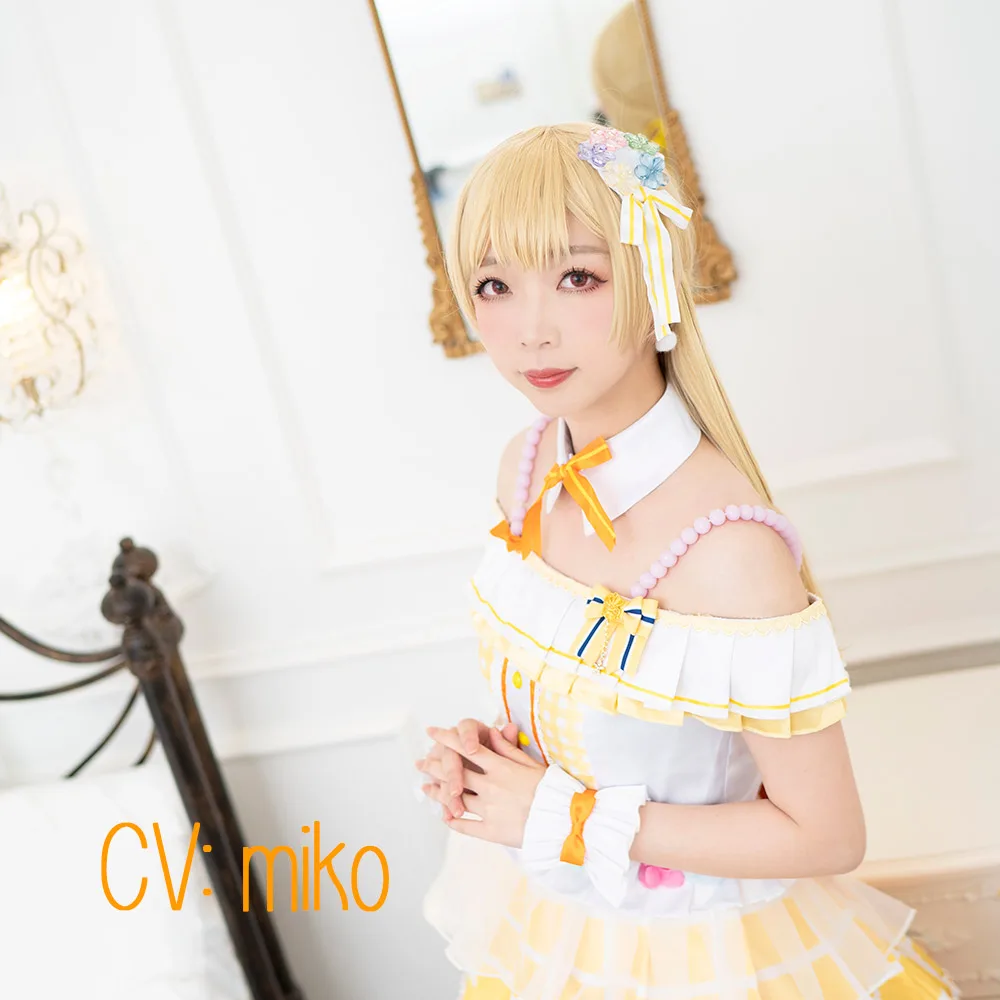 CGCOS Косплэй костюм Bang Dream! Пастельные * палитры МАРУЯМА осветить Shirasagi Chis платья