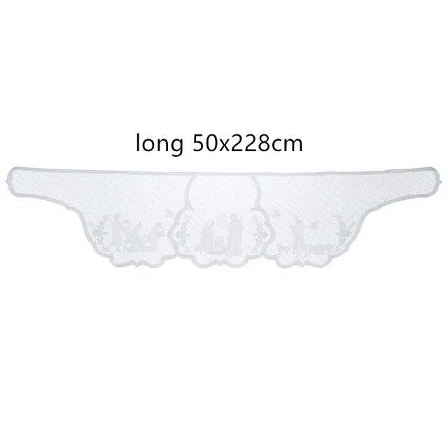 1Dcs Karácsonyi Csipke Terítő Szűz Mária Vallási Napi Kandalló Borító Divatasztal Futó Kemence Otthoni Buli Kellékek - Image 4