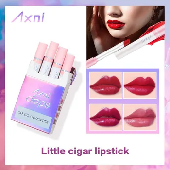 

Oneself Use Type Creative Cigarette Lipstick 4pcs Set Matte Long Lasting Waterproof Lipstick Mini Lipgloss Cosmetic Makeup Gift