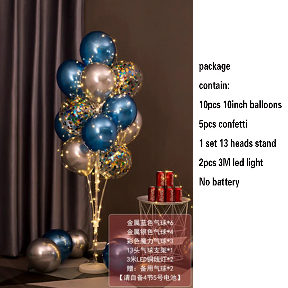 Set da 2 Supporti da terra per Palloncini, tondi, per allestimenti