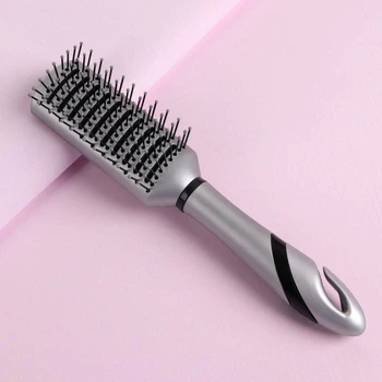 

Massage brush, ventilated, silver / black