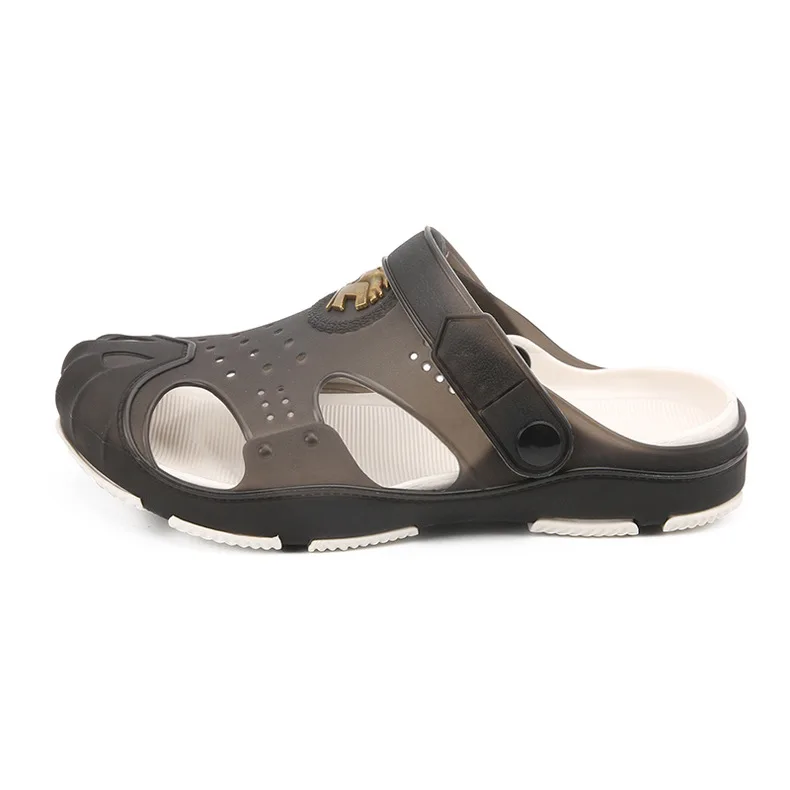 

Closed-toe ban tuo xie Men's Crystal Lazy Gel Shoes Men's Lazy ban tuo xie Summer Men's Export Large Size
