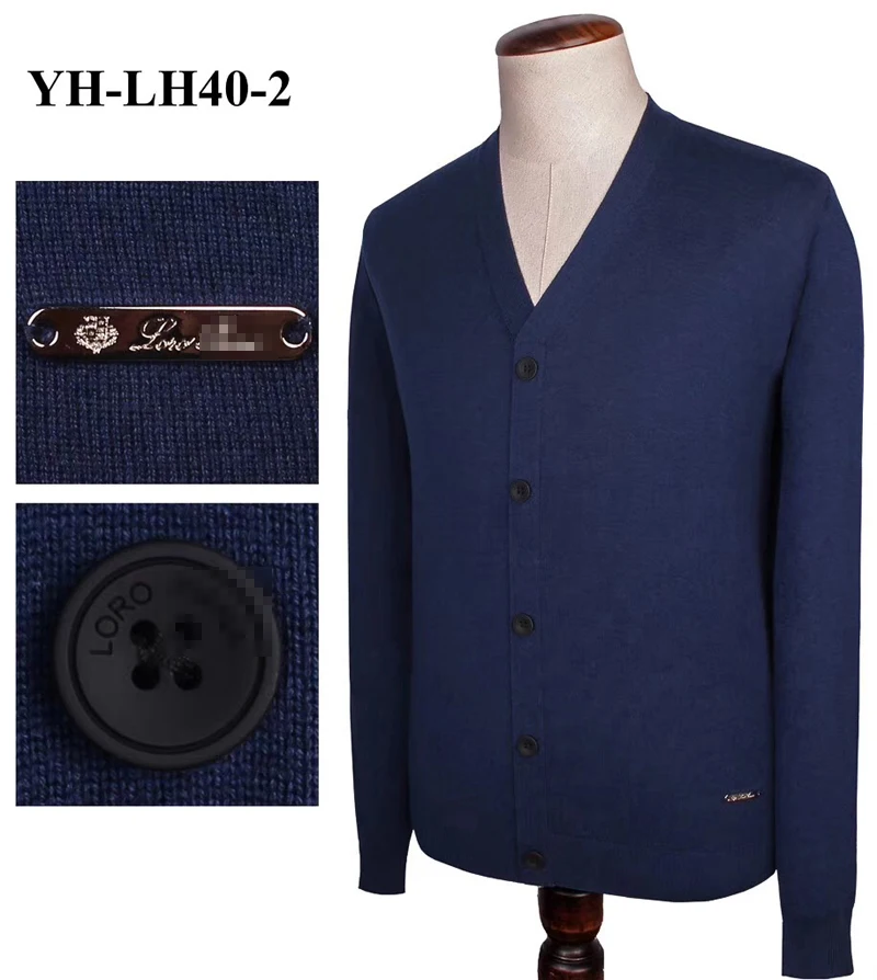 

Billionaire Sweater Cardigan men's 2019 winter new warm zipper Button Fashion casual embroidery high quality M-4XL free shipping