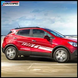 For-OPEL-MOKKA-X-Car-Door-Body-Sticker-Racing-Sport-Stripes-Both-Side-Auto-Exterior-Accessories