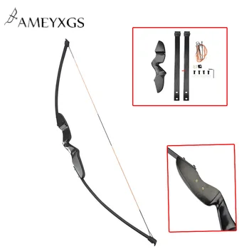 

40 lbs Archery Bow Powerful Recurve Bow For Outdoor Hunting Shooting Traditional Long Bow Practice Sports
