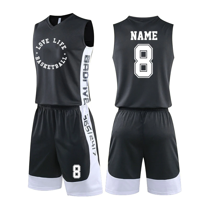 Professional Throwback jersey Basketball Jersey Quick Dry Basketball Clothes Sportswear Men Uniform Sets